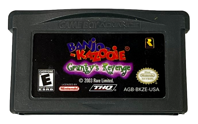 Banjo Kazooie Grunty's Revenge Nintendo Gameboy Advance Genuine Cartridge (Preowned)