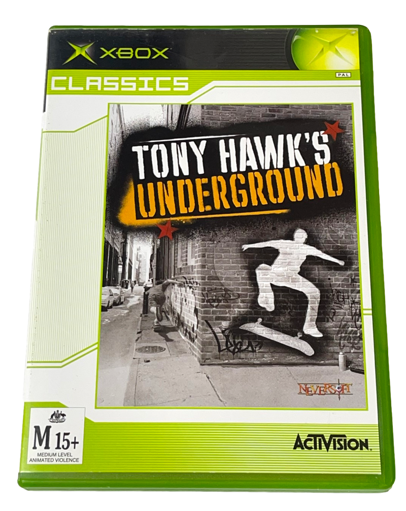 Tony Hawk's Underground (Classics) XBOX Original PAL *Complete* (Pre-Owned)