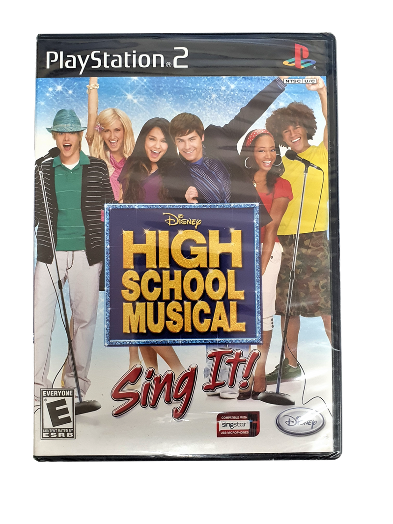 High School Musical Sing It! PS2 NTSC US/CAN *Sealed* PlayStation 2