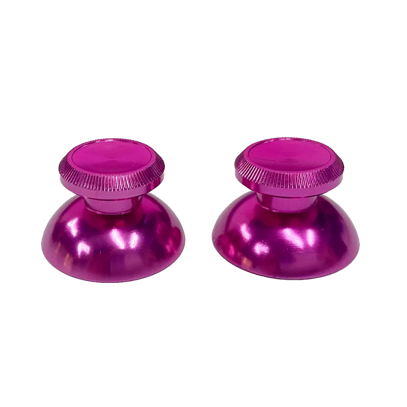 Pair of PS5 3D Rocker Metal Aluminum Caps Dual Sense Controller Pink