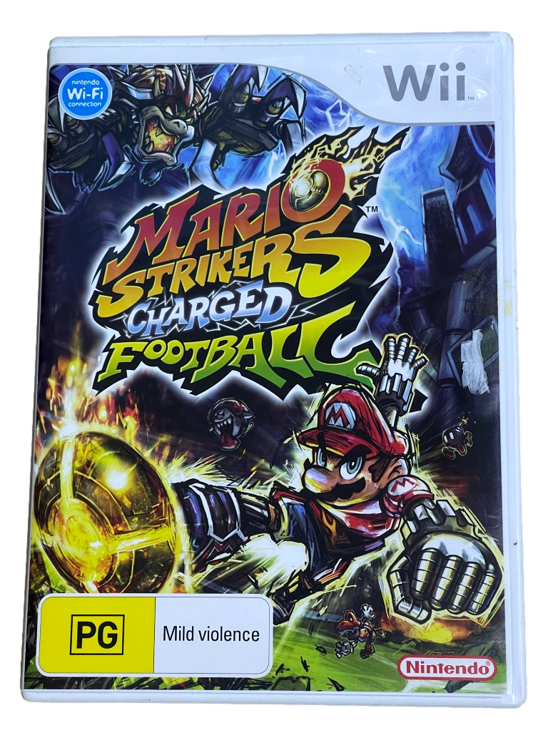 Mario Strikers Charged Football Nintendo Wii PAL *No Manual* Wii U Compatible (Preowned)