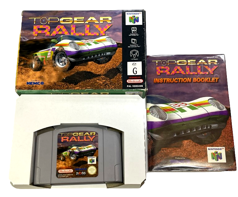 Top Gear Rally Nintendo 64 N64 Boxed PAL *Complete* (Preowned)