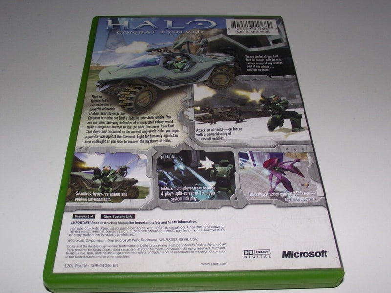 Halo Combat Evolved XBOX Original PAL *No Manual* (Pre-Owned)