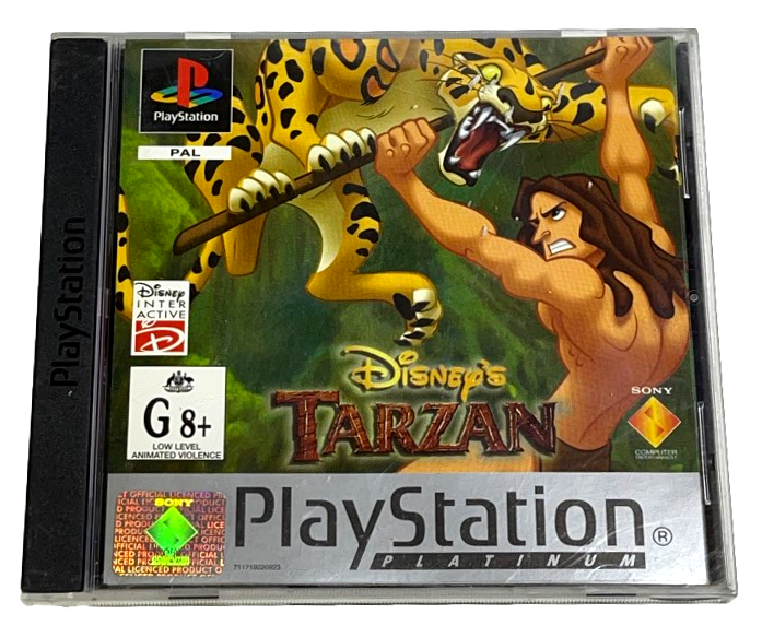 Disney's Tarzan PS1 PS2 PS3 PAL (Platinum) *Complete* (Preowned)