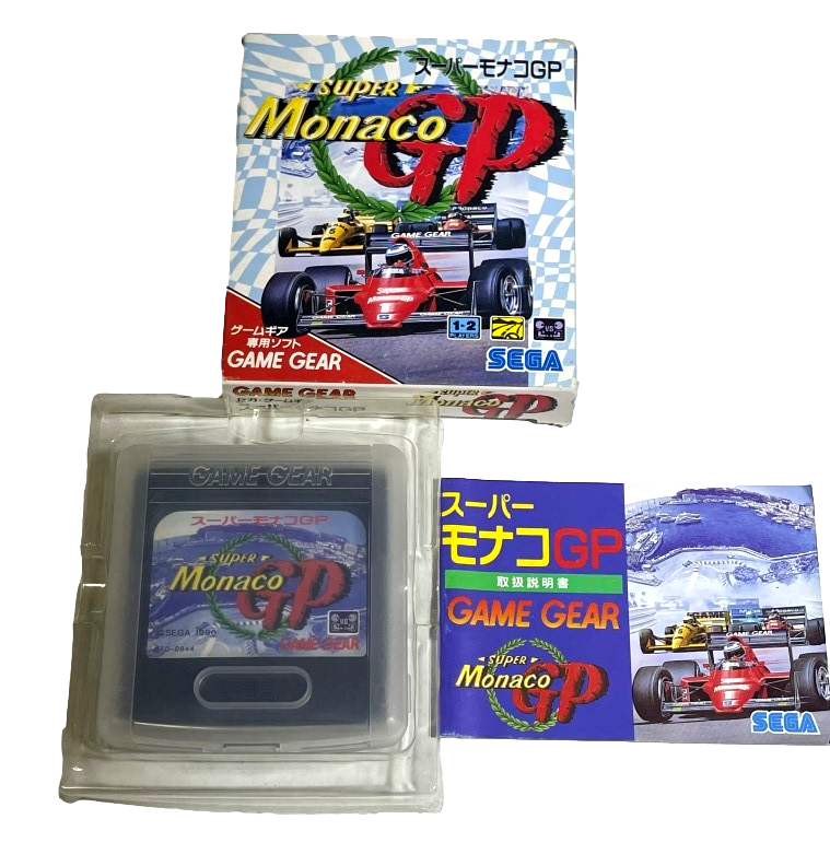 Super Monaco GP Sega Game Gear Boxed *Complete* Japanese