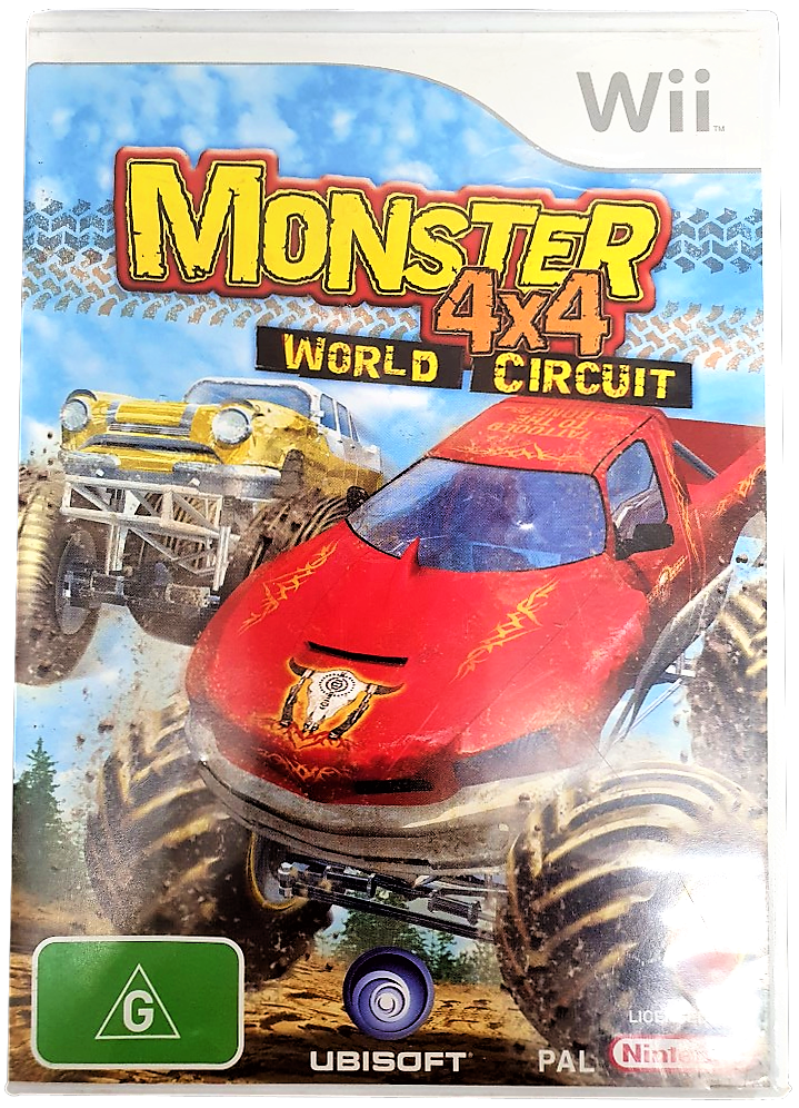 Monster 4x4 World Circuit Nintendo Wii PAL *Complete* Wii U Compatible (Preowned)