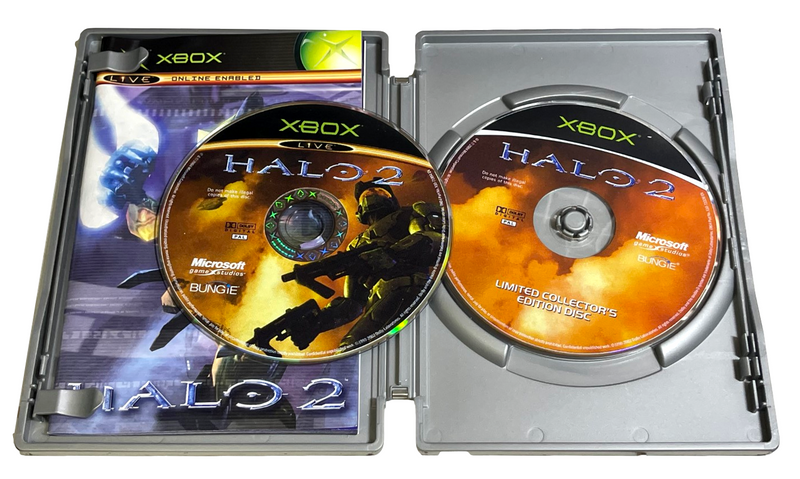 Halo 2 XBOX Original PAL *No Outer Slip* Steelbook