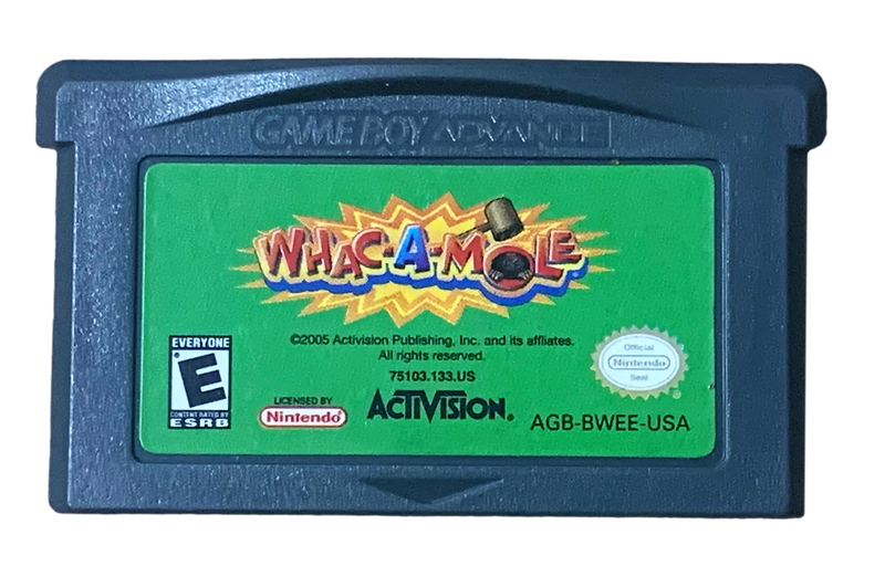 Whac-A-Mole Nintendo Gameboy Advance (Cartridge only) (Preowned)