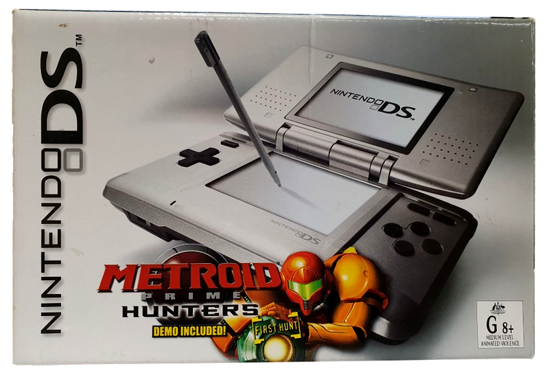 Nintendo DS Original Phat NTR-001 Silver Console Boxed