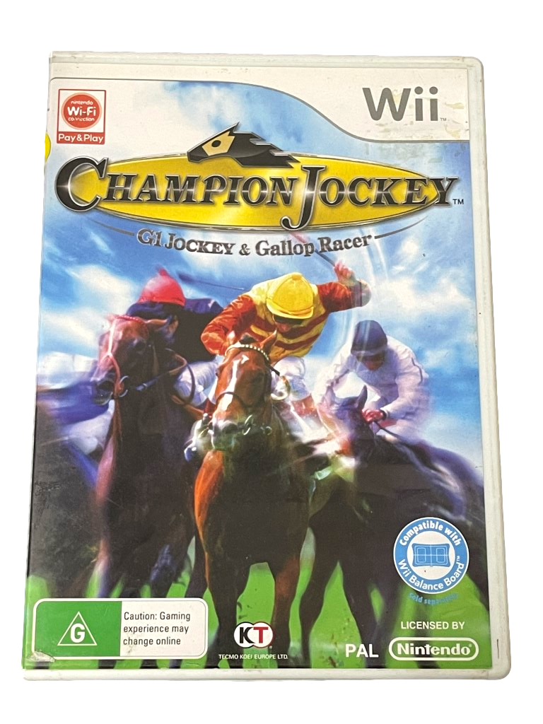 Champion Jockey Nintendo Wii PAL *No Manual* Wii U Compatible (Pre-Owned)