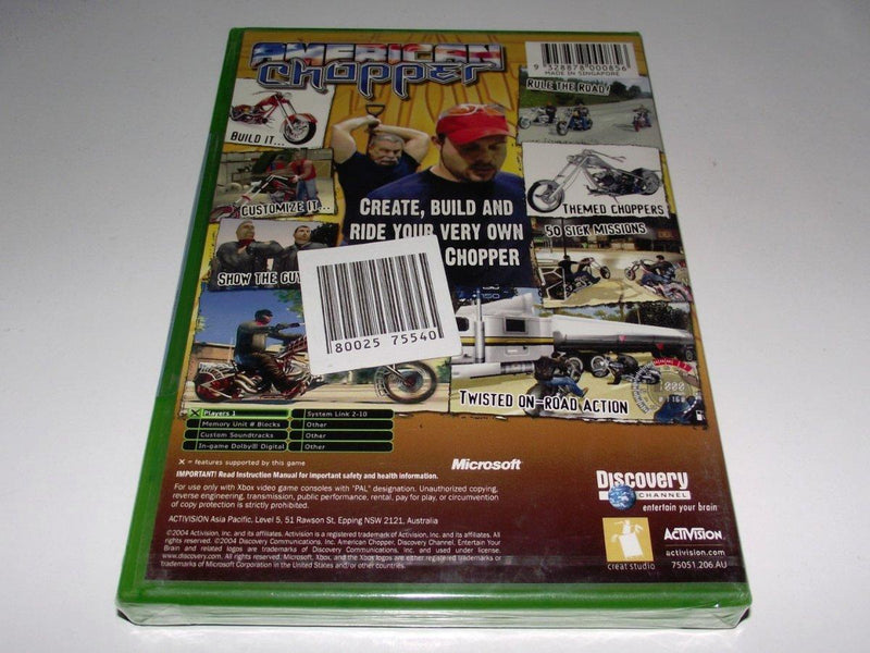 American Chopper XBOX Original PAL *Sealed Brand New*