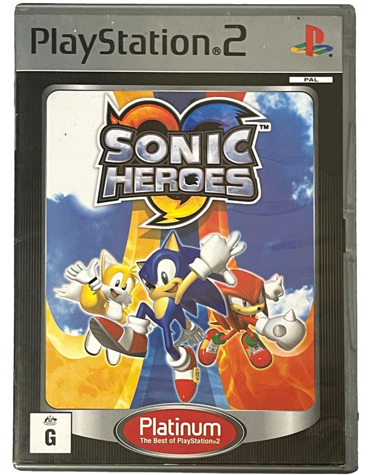 Sonic Heroes (Platinum) PS2 PAL *No Manual* (Pre-Owned)