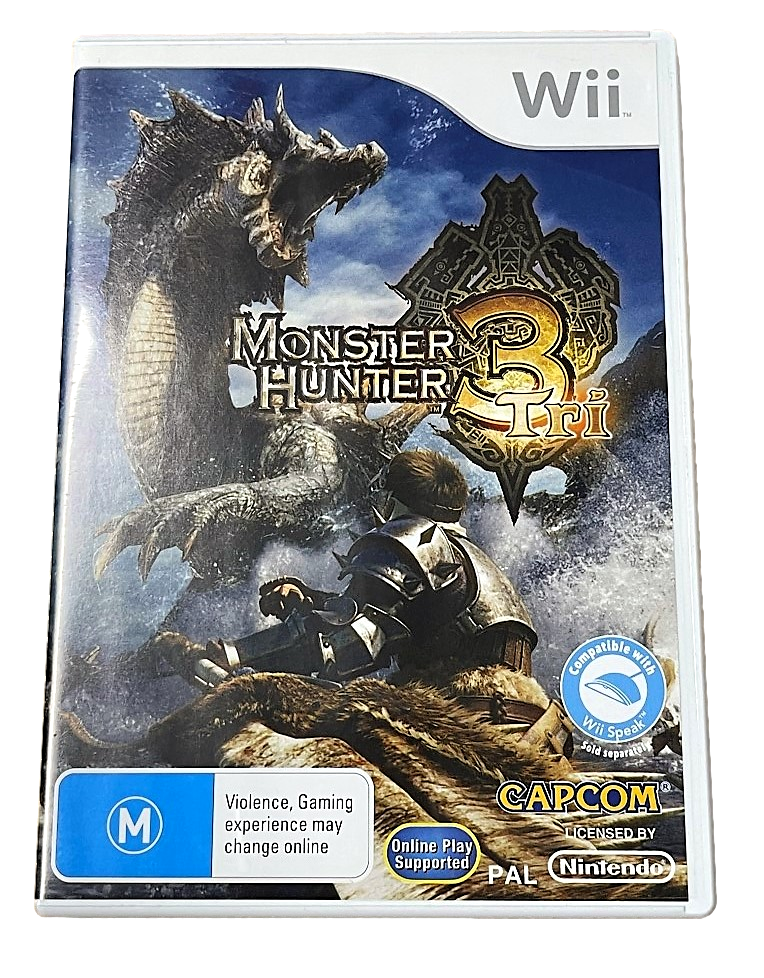 Monster Hunter 3 Nintendo Wii PAL *No Manual* Wii U Compatible (Pre-Owned)