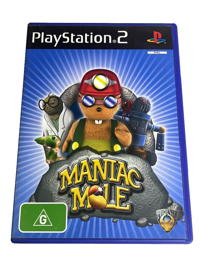 Maniac mole - PS2 - Jeu Occasion Pas Cher Maniac mole - PS2 - Jeu Occasion Pas Cher