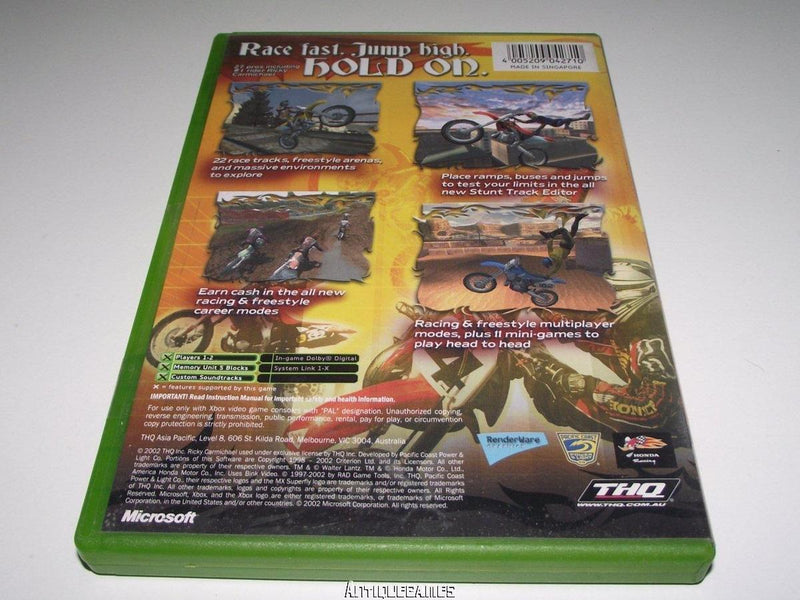 MX Superfly Chad Reed XBOX PAL *No Manual*