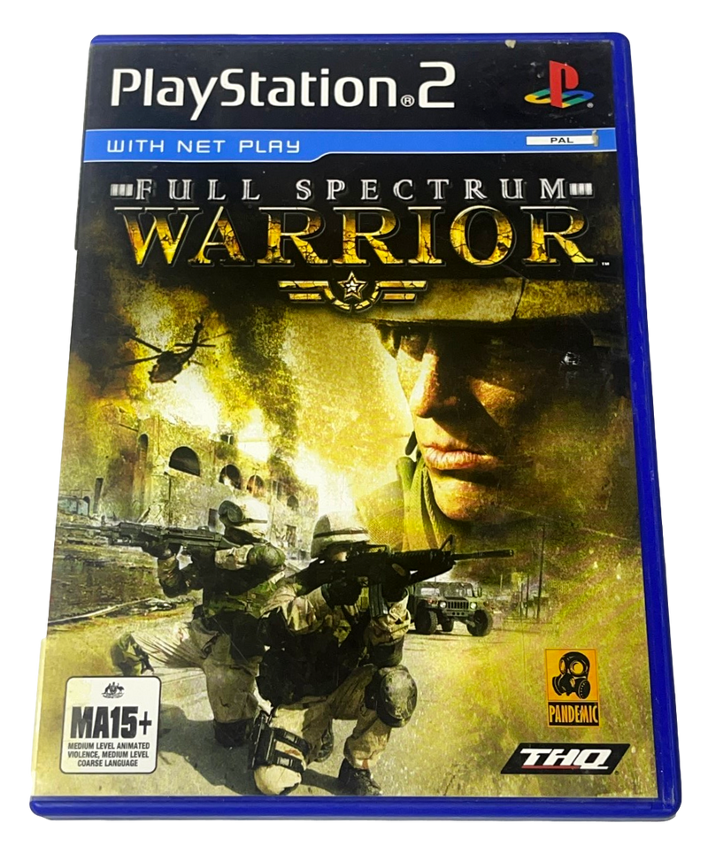 Full Spectrum Warrior Sony PS2 PAL *No Manual* (Preowned)