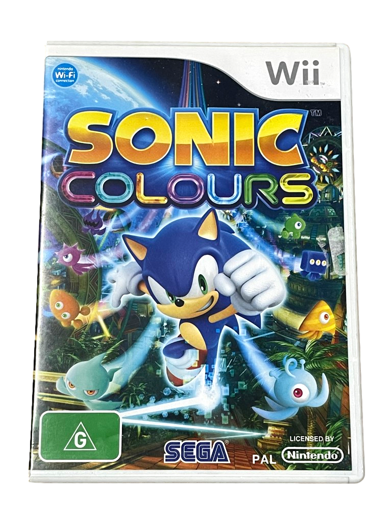 Sonic Colours Nintendo Wii PAL *No Manual* Wii U Compatible (Pre-Owned)