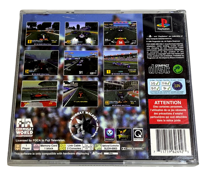 Formula 1 PS1 PS2 PS3 PAL *Complete* (Preowned)