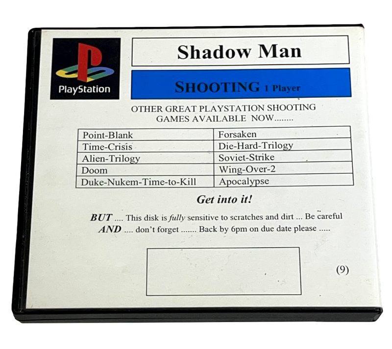 Shadow Man PS1 PS2 PS3 PAL *Ex Rental* (Preowned)