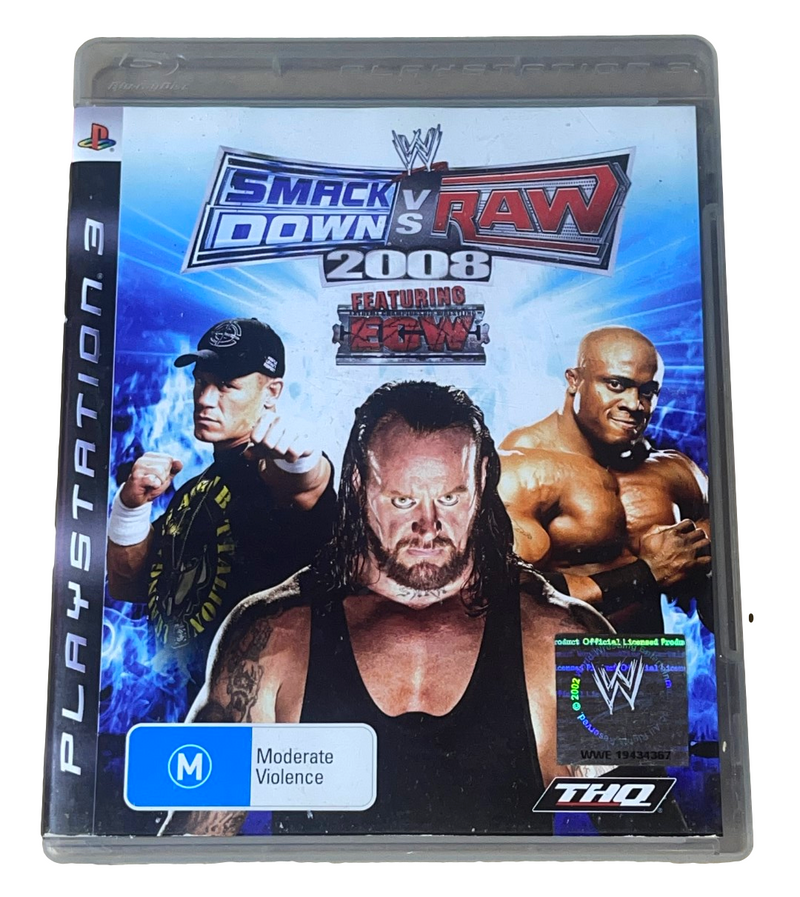 Smackdown Vs Raw 2008 Sony PS3 PlayStation 3 (Pre-Owned)