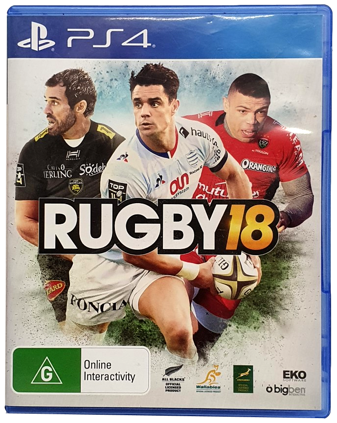 Rugby 18 Sony PS4 (Preowned)