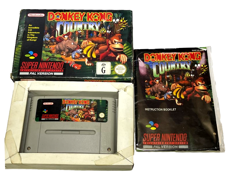 Donkey Kong Country  Nintendo SNES Boxed PAL *Complete*