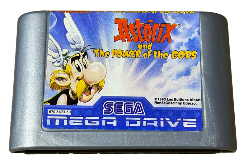 Asterix and The Power of the Gods Sega Mega Drive PAL *No Manual* Silver Edition (Preowned) - Games We Played