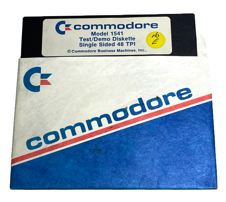 Model 1541 Test/Demo Diskette Commodore 64 C64 Floppy Disk Only (Preowned)