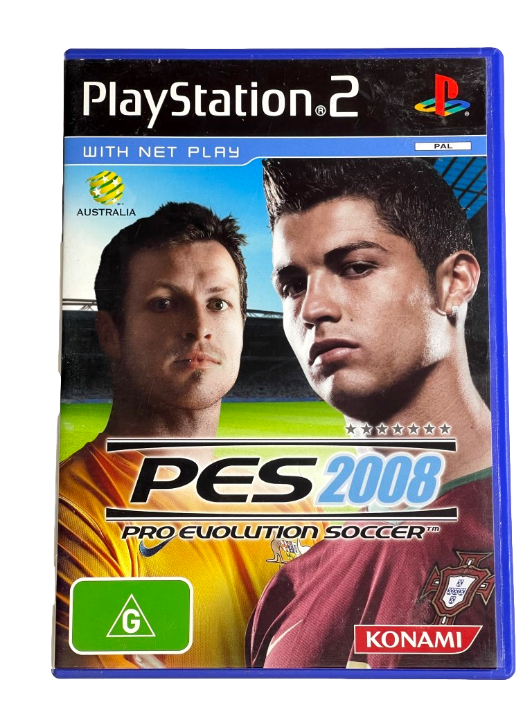 PES 2008 Pro Evolution Soccer PS2 PAL *No Manual* (Preowned)