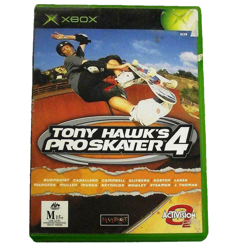 Tony Hawk's Pro Skater 4 XBOX PAL *Complete* (Preowned)