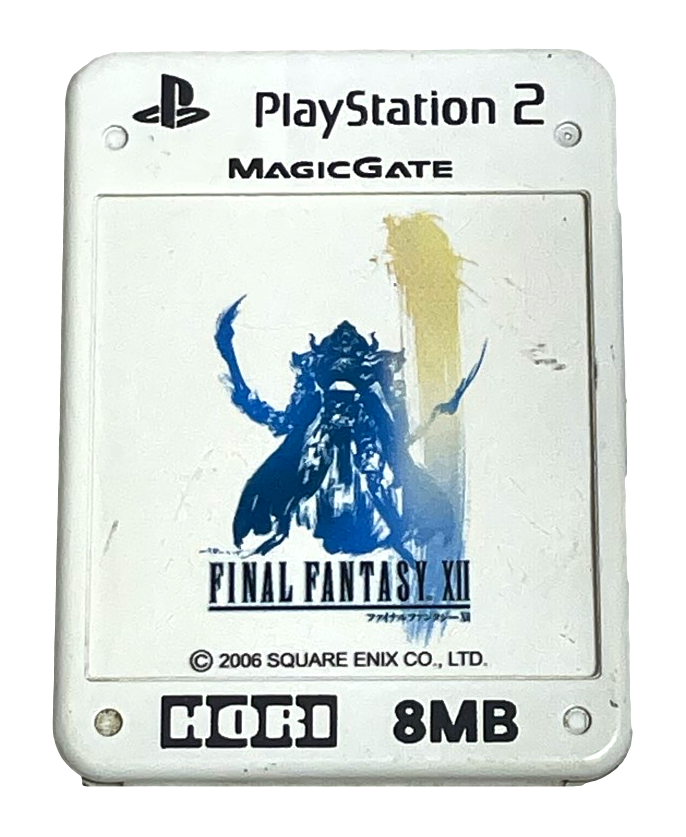 Final Fantasy XII Hori Magic Gate PS2 Memory Card PlayStation 2 (Preowned)