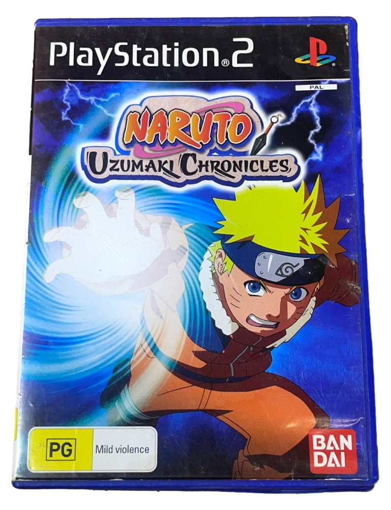 Naruto Uzumaki Chronicles PS2 PAL *No Manual* (Preowned)