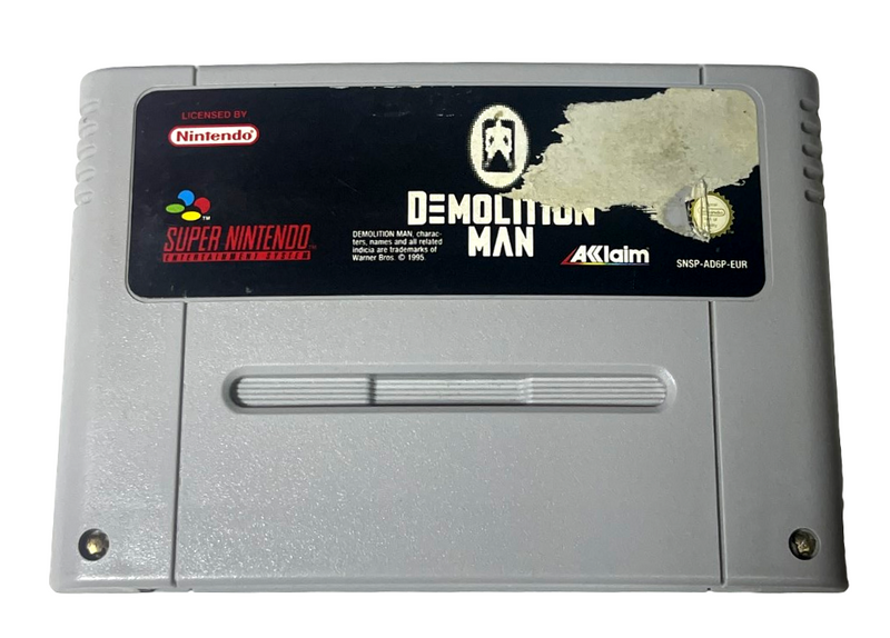 Demolition Man Super Nintendo SNES PAL (B Grade Label) (Preowned)