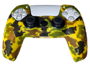 Silicone Cover For PS5 Controller Case Skin - Yellow Studded Camo