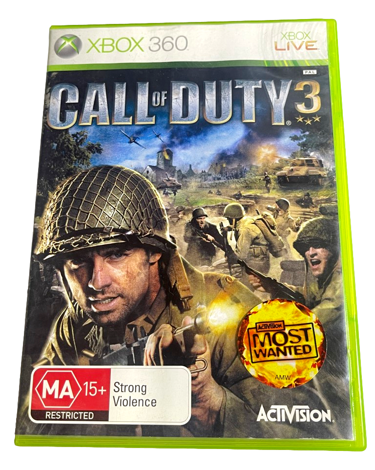 Call of Duty 3 XBOX 360 PAL (Preowned)