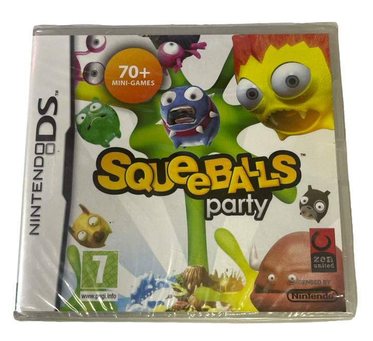 Squeeballs Party Nintendo DS 2DS 3DS Game *Sealed*