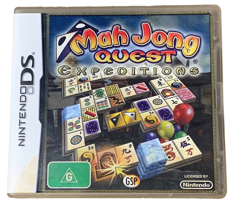 Mah Jong Quest Expeditions DS 2DS 3DS Game *Complete* (Pre-Owned)