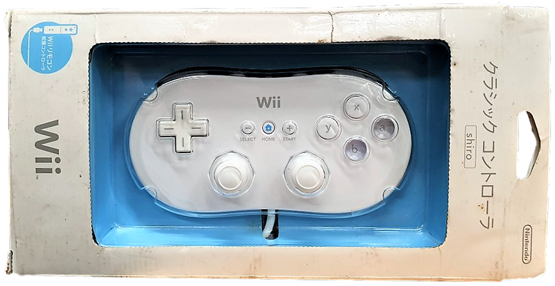 Genuine Nintendo White Wii/Wii U Classic Controller Ex Japanese Stock Boxed