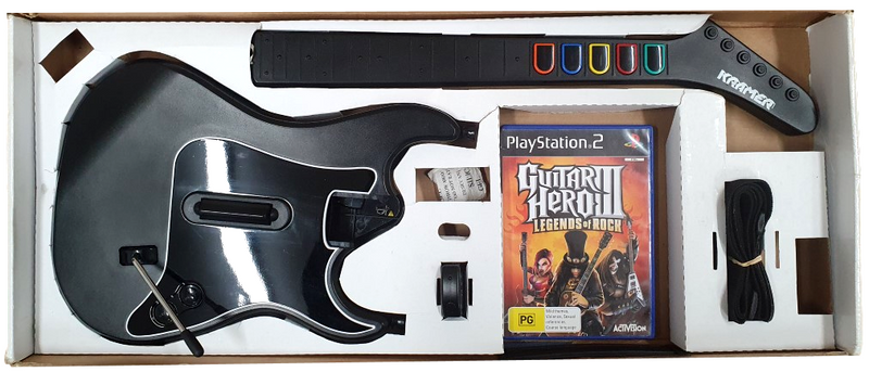 Kramer Striker Guitar Hero Wireless Controller + Game PS2 Boxed PlayStation 2