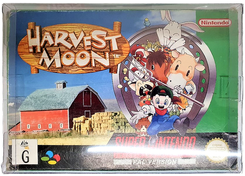 Harvet Moon Super Nintendo SNES Boxed *No Manual* PAL (Preowned)