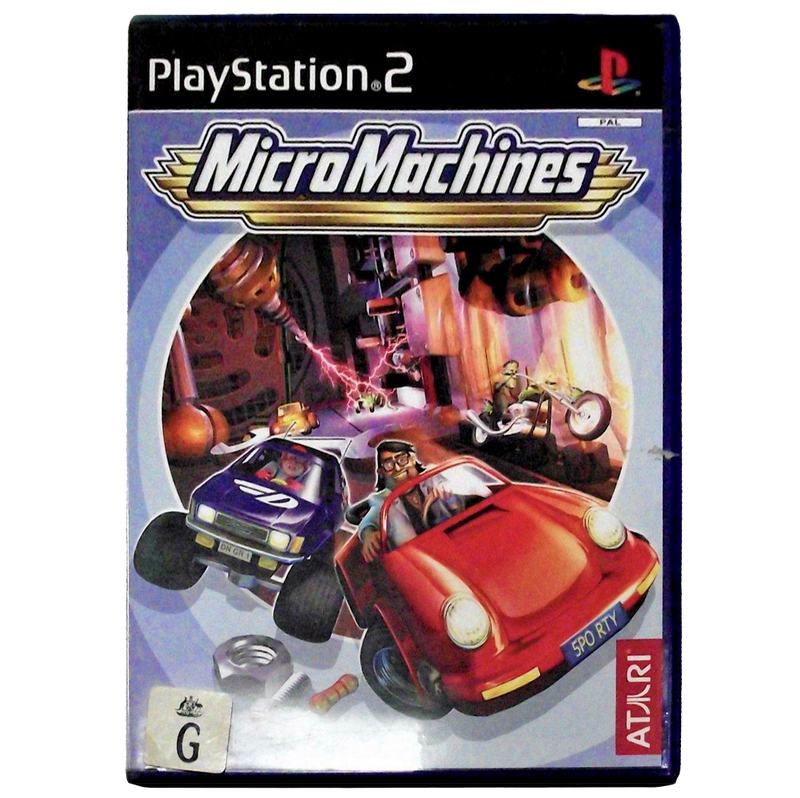 Micro Machines PS2 PAL *No Manual* (Preowned)