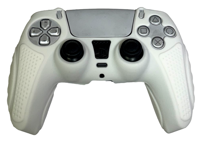 Silicone Cover For PS5 Controller Case Skin - White Ultra Grip