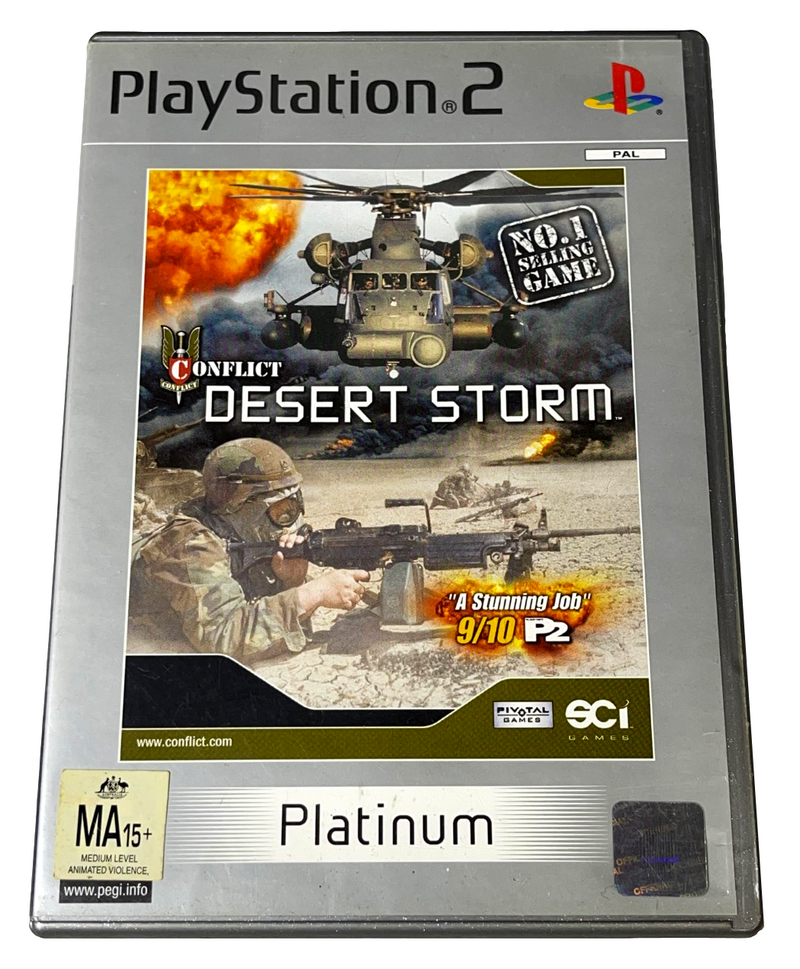 Conflict Desert Storm PS2 (Platinum) PAL *Complete* (Preowned)