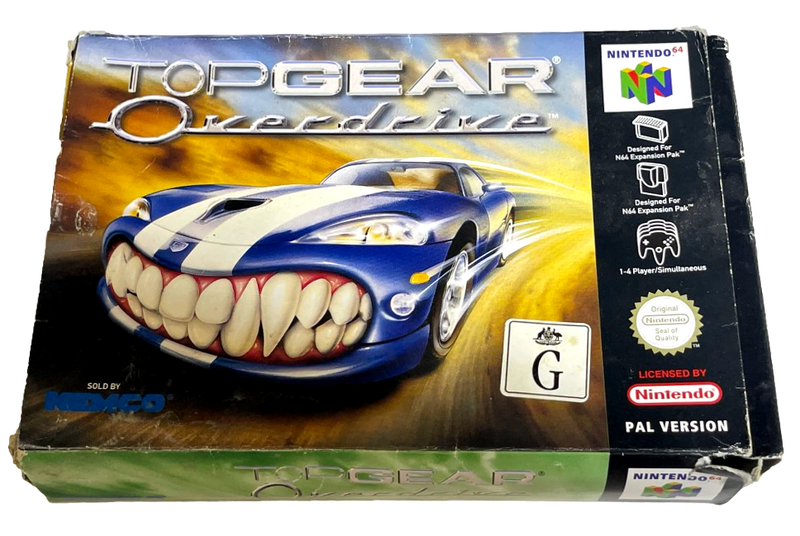 Top Gear Overdrive Nintendo 64 N64 Boxed PAL *Complete* (Preowned)