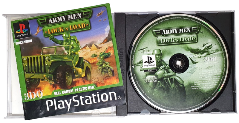 Army Men Lock 'N' Load PS1 PS2 PS3 PAL *Complete*