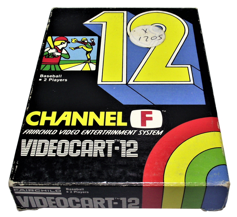 Boxed Channel F Videocart Fairchild Video Entertainment System 12 Baseball