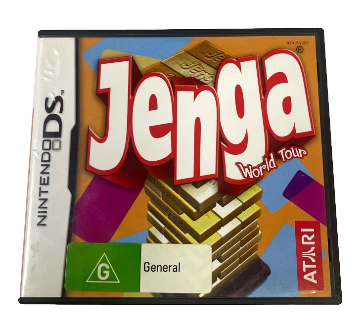 Jenga World Tour Nintendo DS 2DS 3DS Game *Complete* (Pre-Owned)