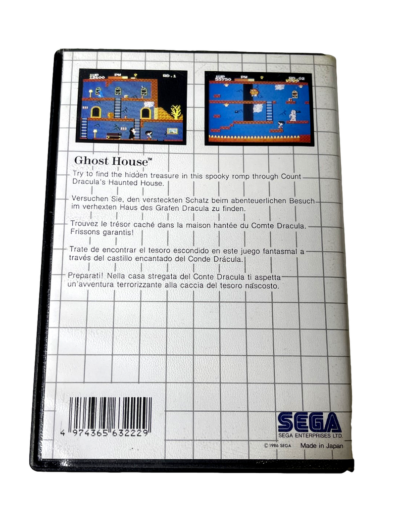 Ghost House Sega Master System *Complete* (Pre-Owned)