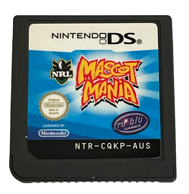 NRL Mascot Manor Nintendo DS 2DS 3DS Game *Cartridge Only* (Preowned)