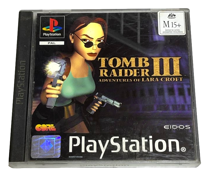 Tomb Raider III PS1 PS2 PS3 PAL *Complete*